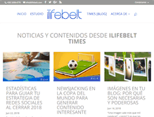 Tablet Screenshot of ilifebelt.com